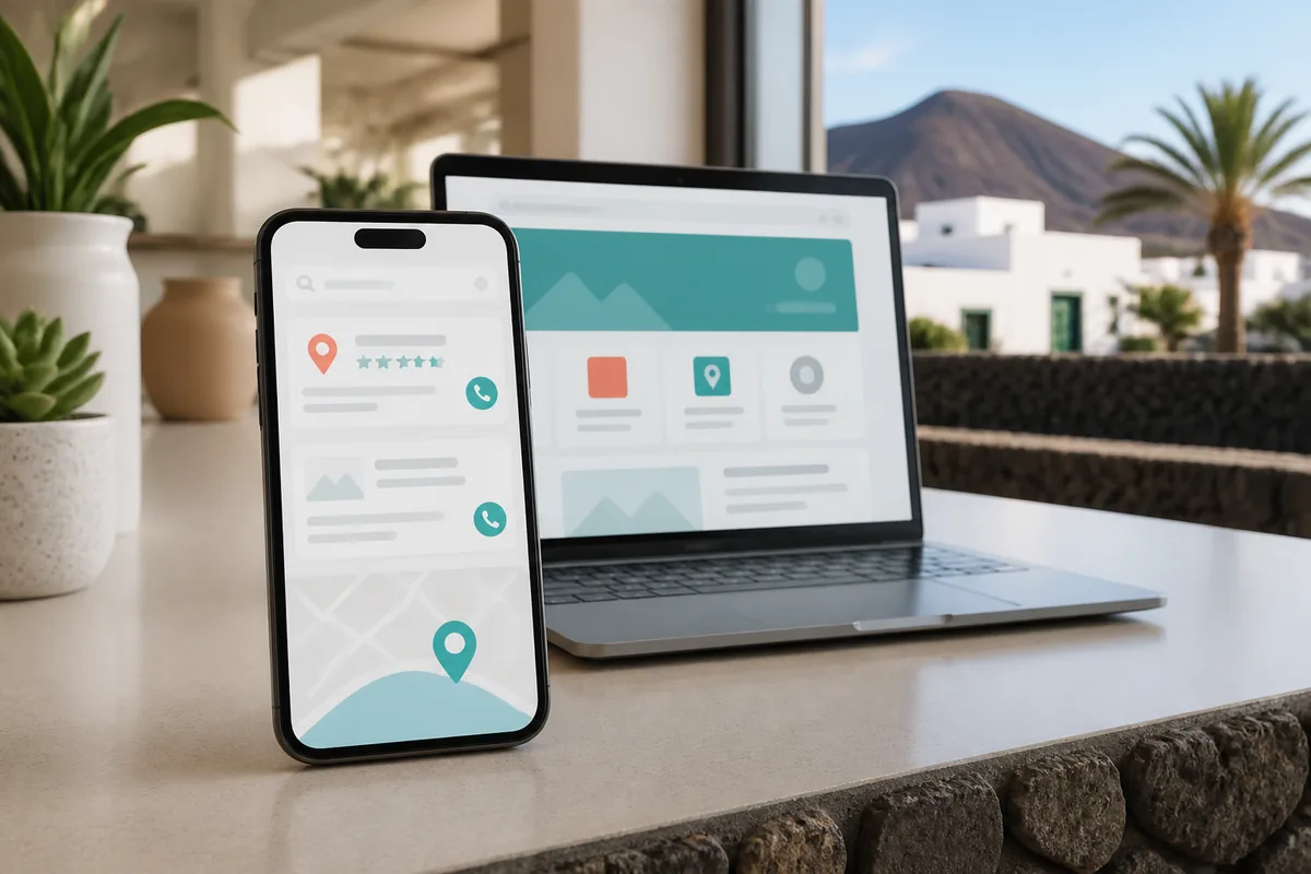 Planificación de contenidos y páginas de servicios para SEO local en Lanzarote