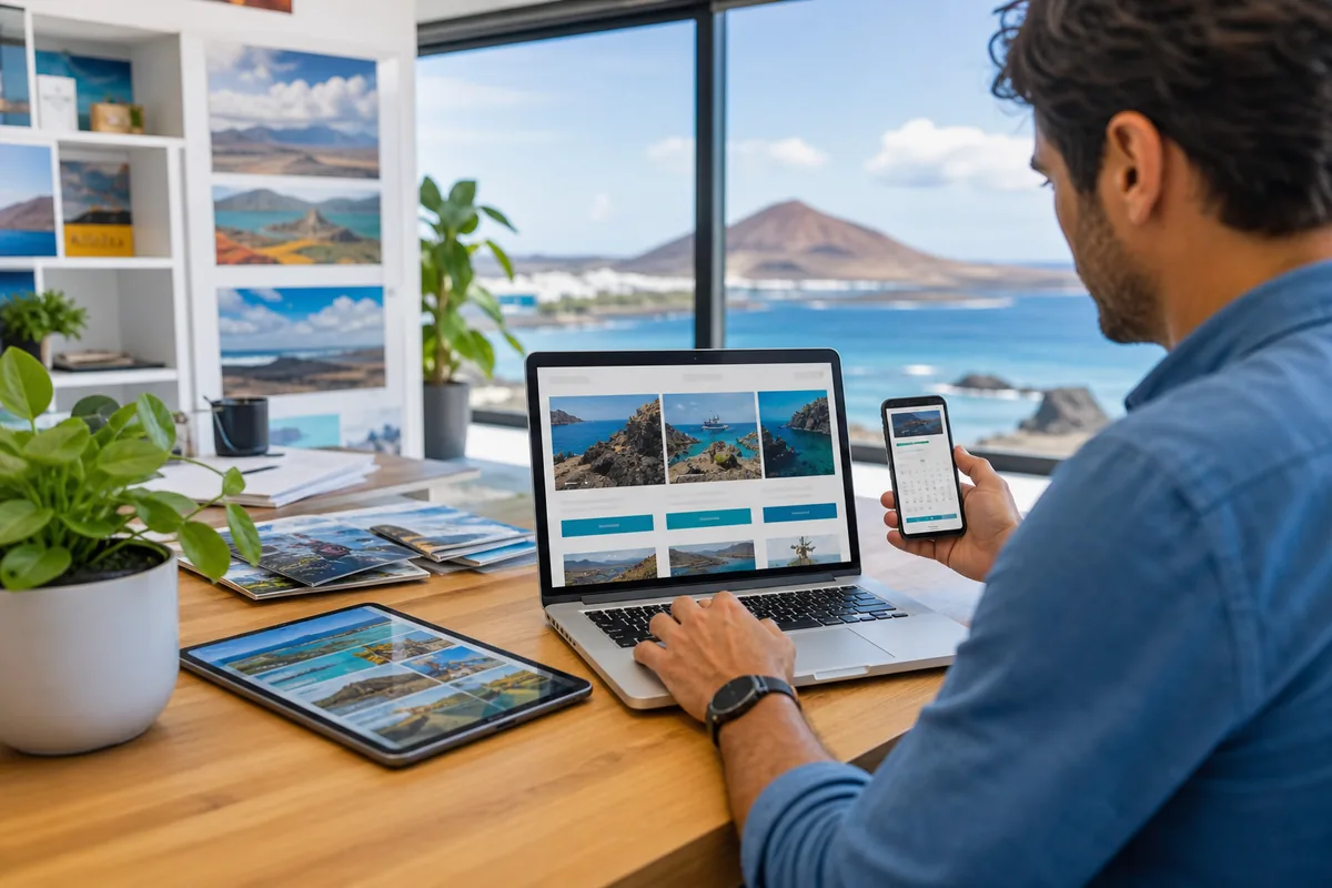 Diseño web para empresas de excursiones en Lanzarote con reservas online