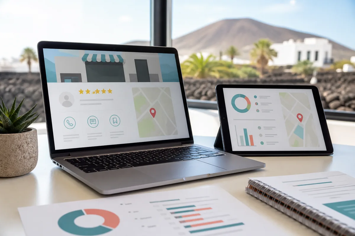Optimización de Google Business Profile para SEO local en Lanzarote