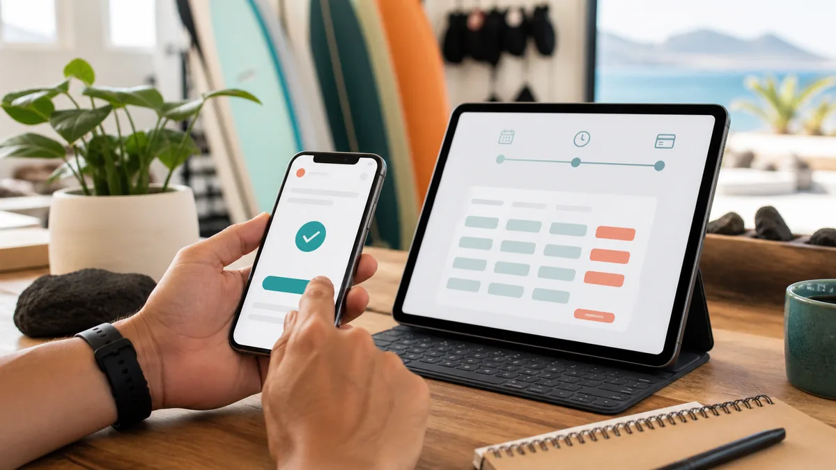 Reserva desde móvil para servicios locales en Lanzarote
