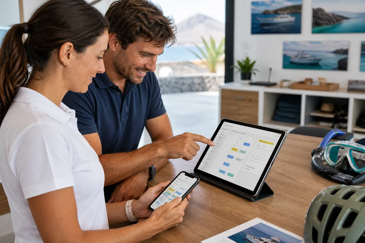 Reservas online en móviles y tablet para excursiones en Lanzarote