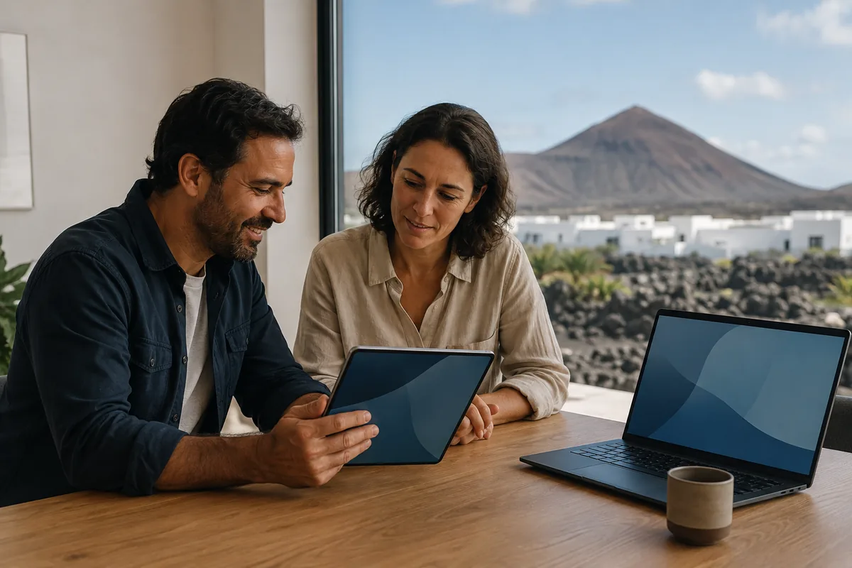 Actualización de contenidos en una página web de negocio de Lanzarote