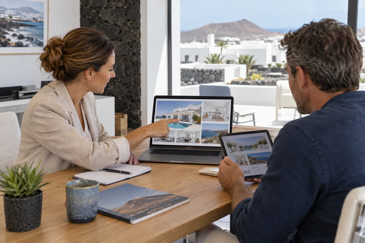 Revisión de fichas de inmuebles en una web inmobiliaria de Lanzarote